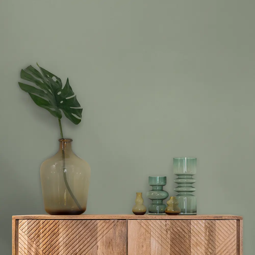 Флизелиновые обои Euro Decor Physalis зеленые 1.06 м 89426591 STLM-1563003 - Вид №3