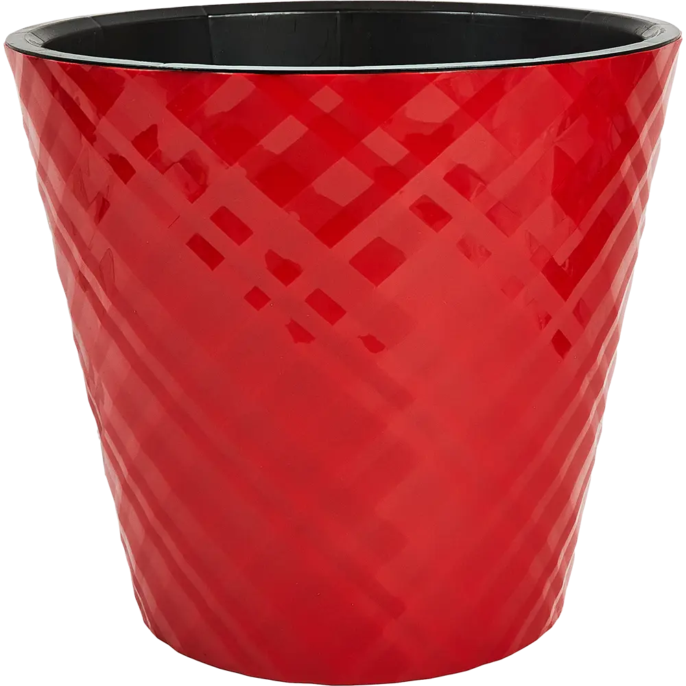 Горшок цветочный Ingreen Manhattan ø16 h14.5 см v1.6 л пластик красный STLM-2192742
