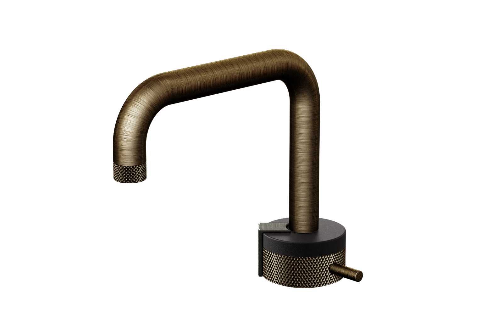 E-11500-R1BK-L2BOX-VBB Однорычажный прогрессивный смеситель для раковины - излив 15,3см GRAFF MOD+