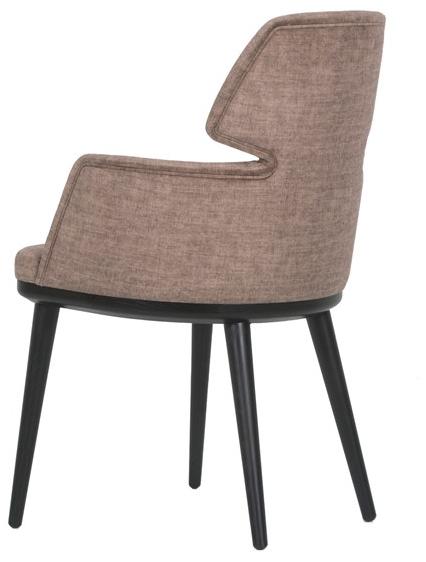 Anesis Стул из ткани с подлокотниками  A83  - Вид №2