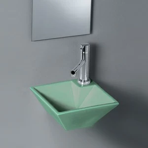 L270121 Подвесная раковина настенная овальная A. e T. Italia IDEA белая