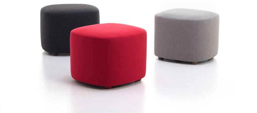 Ferrante Пуф из квадратной ткани с обивкой Ester sun-id-1442698 - Вид №1