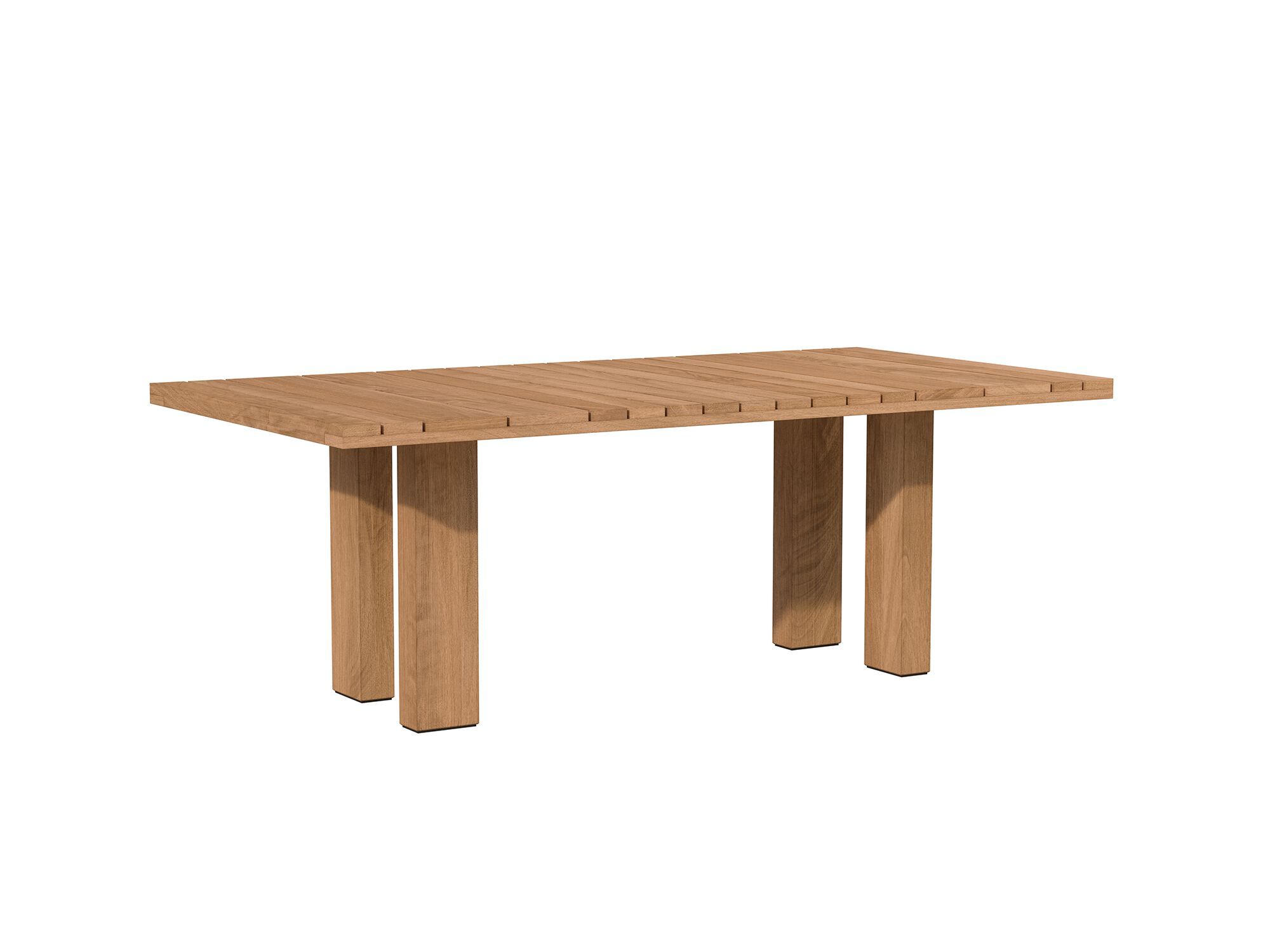 Прямоугольный стол из тикового дерева TRIBÙ Suro ARCH-00100024