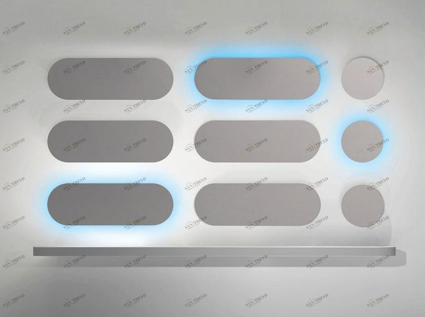 FIT INTERIORS Настенное зеркало со встроенной подсветкой I-d sun-id-1509508