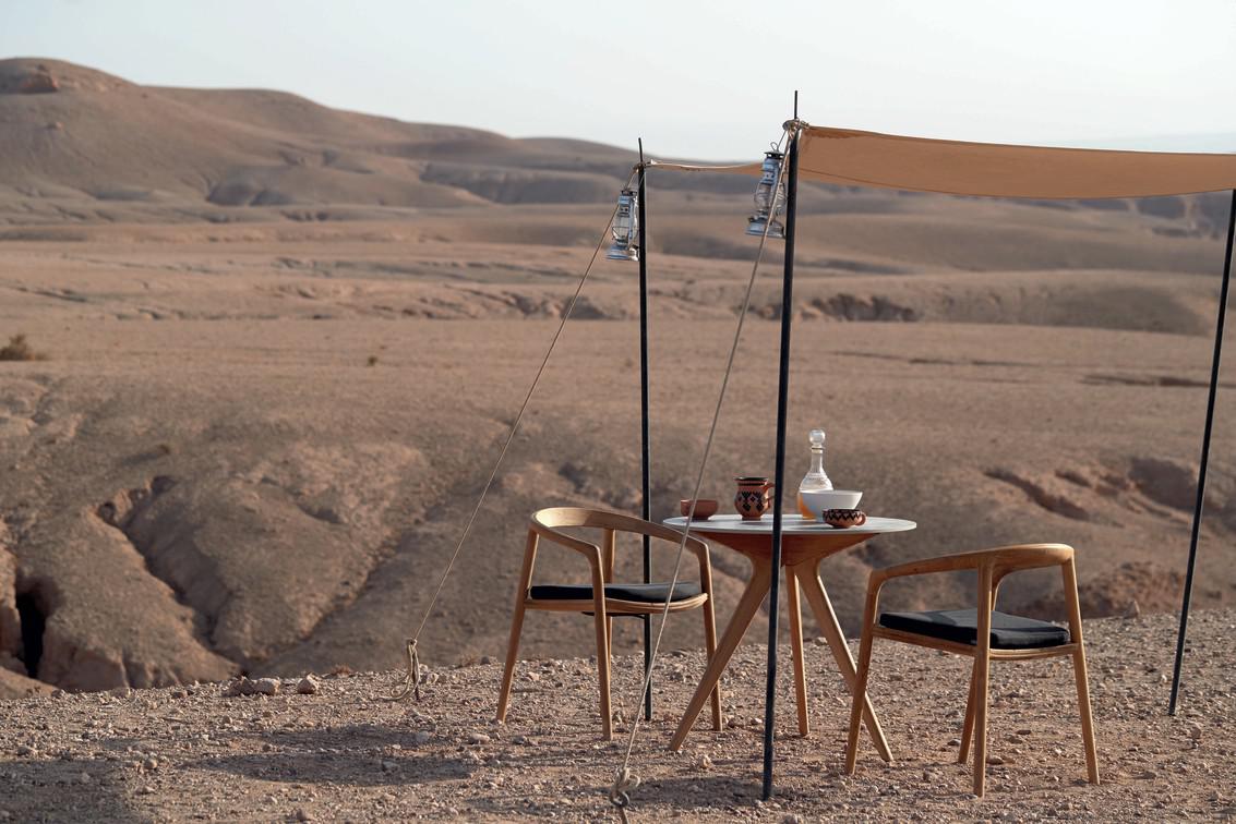 MNST965 Обеденный стол teak nero 264см x 118см Manutti Torsa - Вид №29