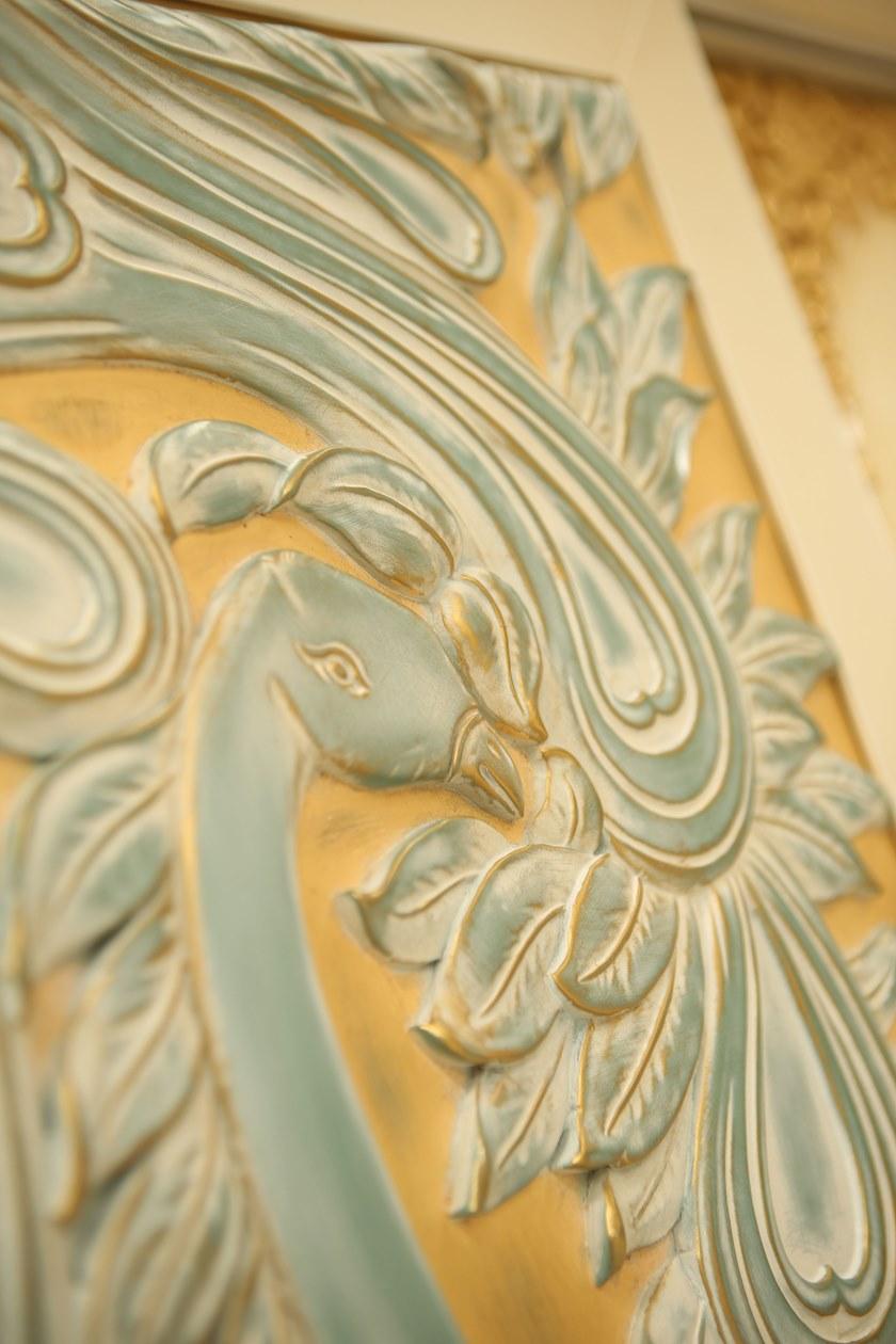 Arnaboldi Interiors Самонесущая стена из лакированного дерева с подставкой под телевизор sun-id-1491202 - Вид №4