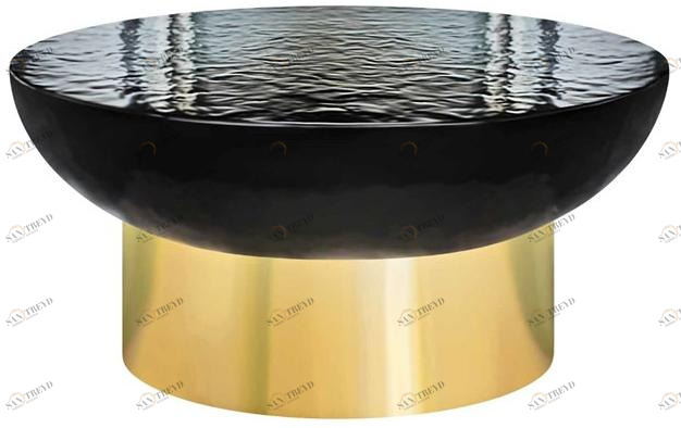 GANSK Круглый журнальный столик из стекловолокна  G3111 