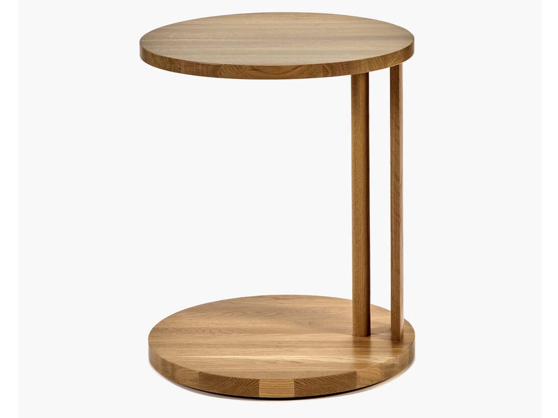 Деревянный низкий круглый журнальный столик Serax Мебель от Ann Demeulemeester ARCH-00011726 - Вид №13