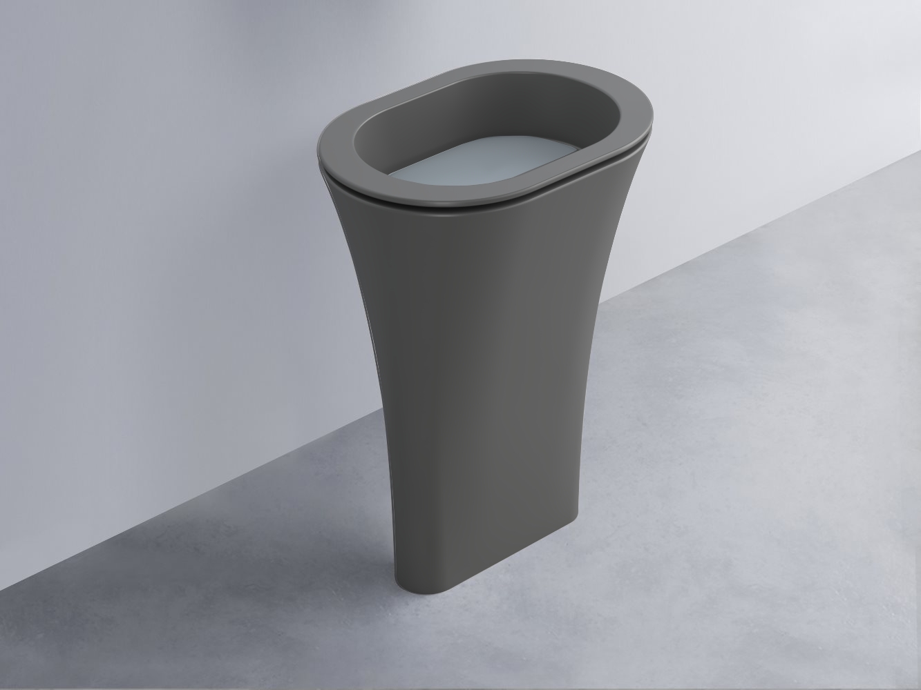 AMLA65-CM+AMPILO-BR+AMCOLO-CM Раковина Amedeo Ovale отдельностоящая cielo Enjoy + Amedeo Ceramica Cielo