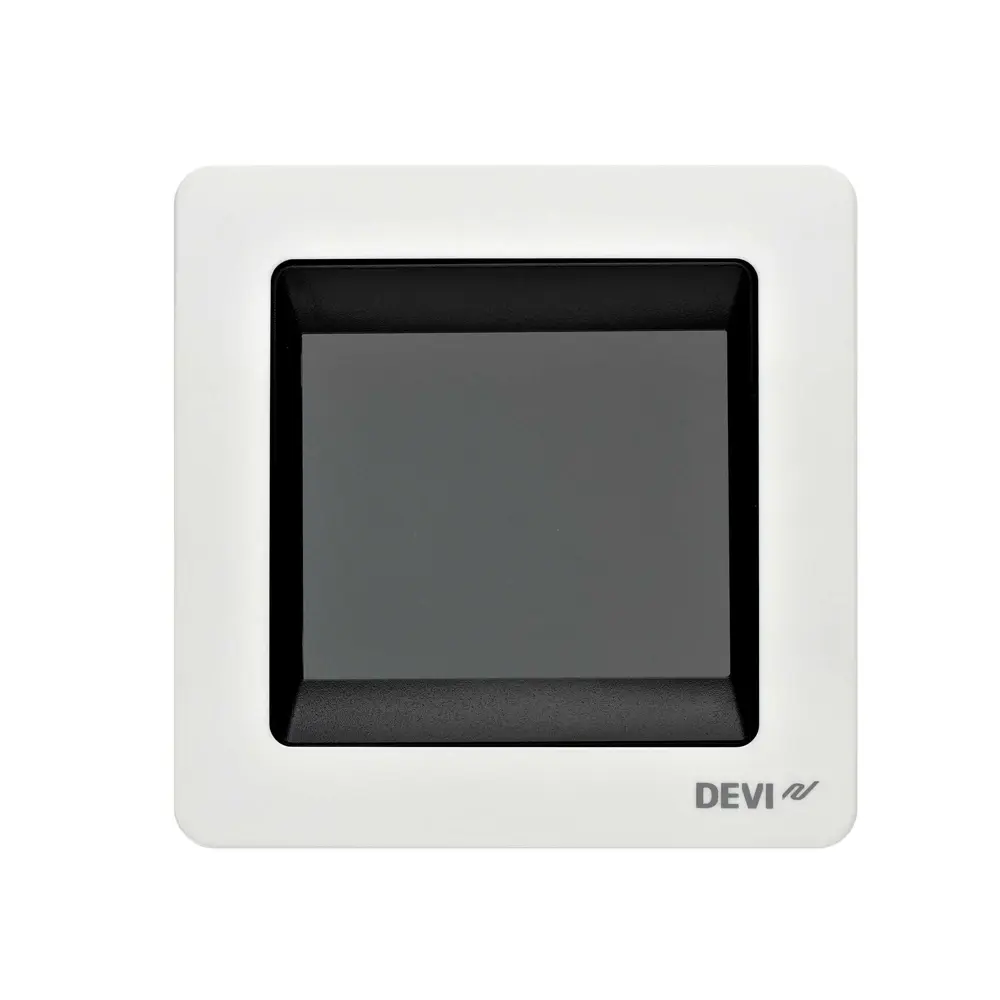 Терморегулятор для теплого пола Devireg Touch электронный программируемый цвет белый STLM-2115557