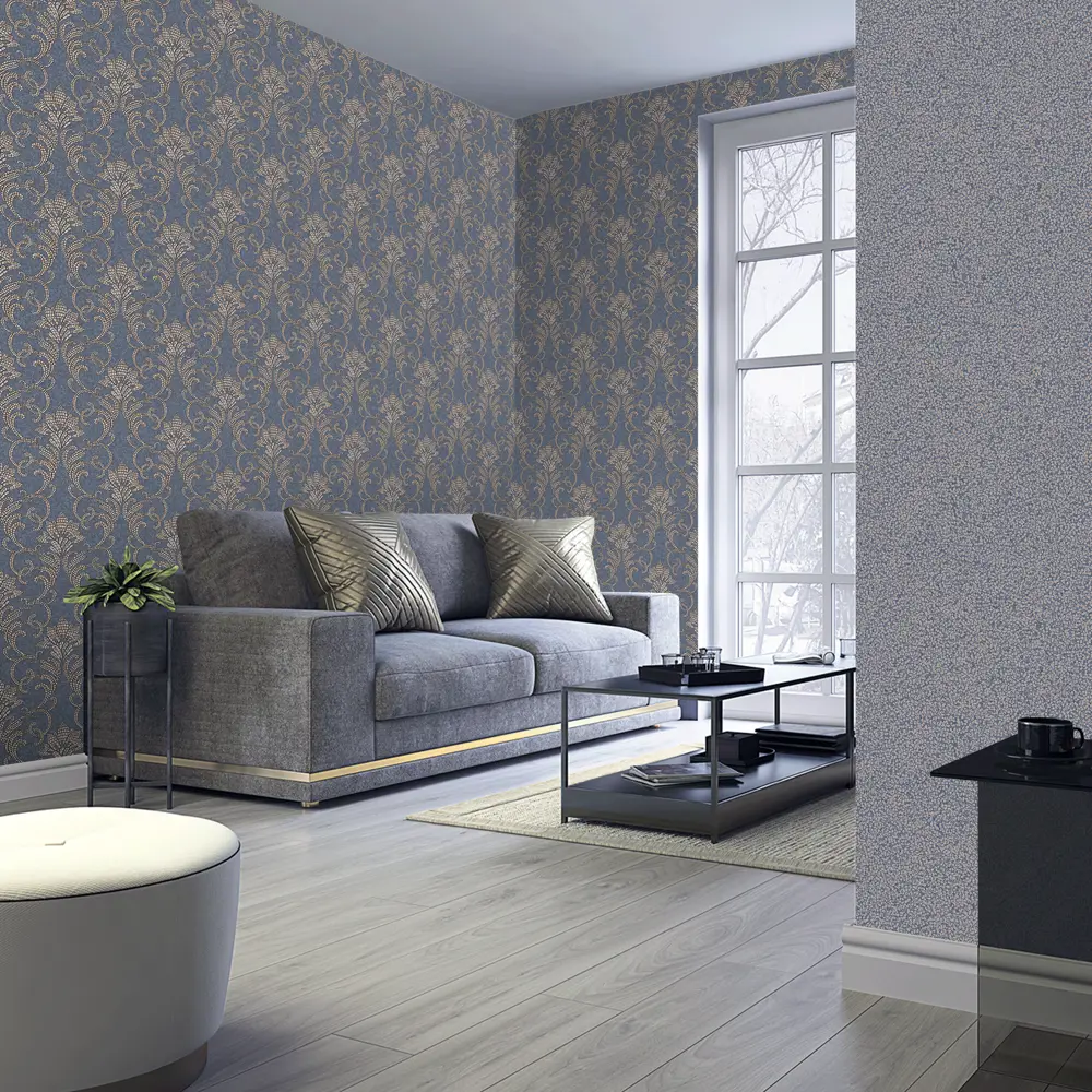 Обои флизелиновые Erismann Neochic синие 1.06 м 60061-06 STLM-2059274 - Вид №2