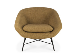 Тканевое кресло с подлокотниками