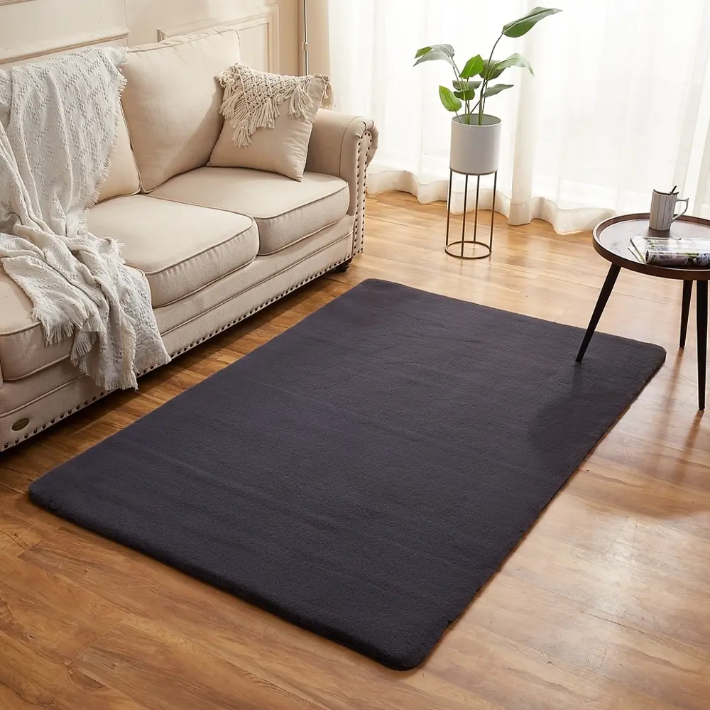 Ковер полиэстер Bingo 120x180 см цвет темно-серый 85881599 STLM-2203072 Santreyd 