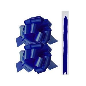 Бант затягивающийся цвет синий, 2 шт.