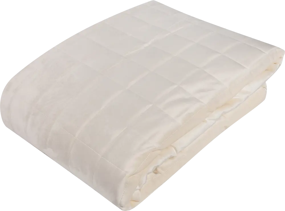 INSPIRE Velvet Etna - Стеганое покрывало кремового цвета 220×240 см 82344954