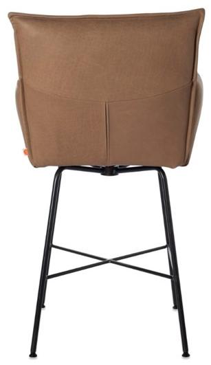 Jess Высокий поворотный кожаный табурет с подлокотниками Sanne sun-id-1492713 - Вид №3