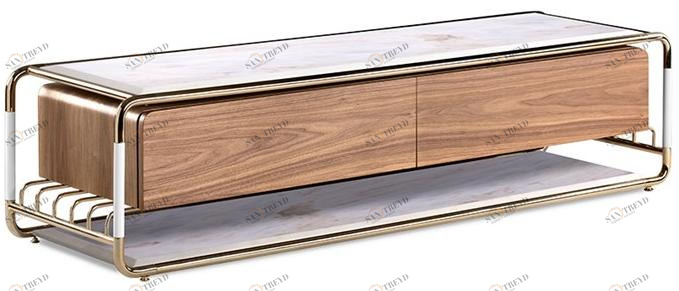 Essential Home Тумба под ТВ с ящиками Lautner sun-id-1373051