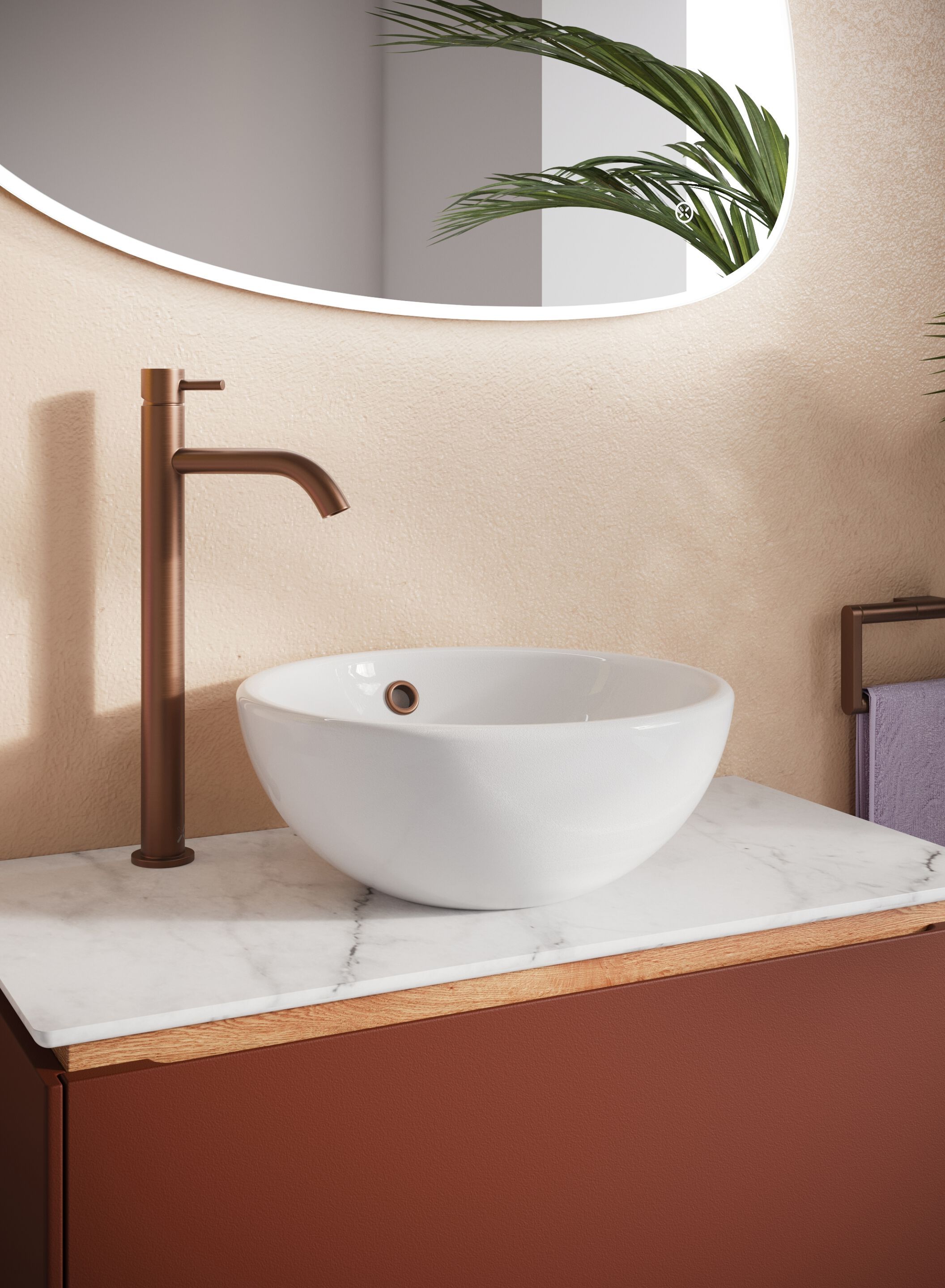 Однорычажный высокий смеситель для раковины CROSSWATER MPRO ARCH-00071983 - Вид №1