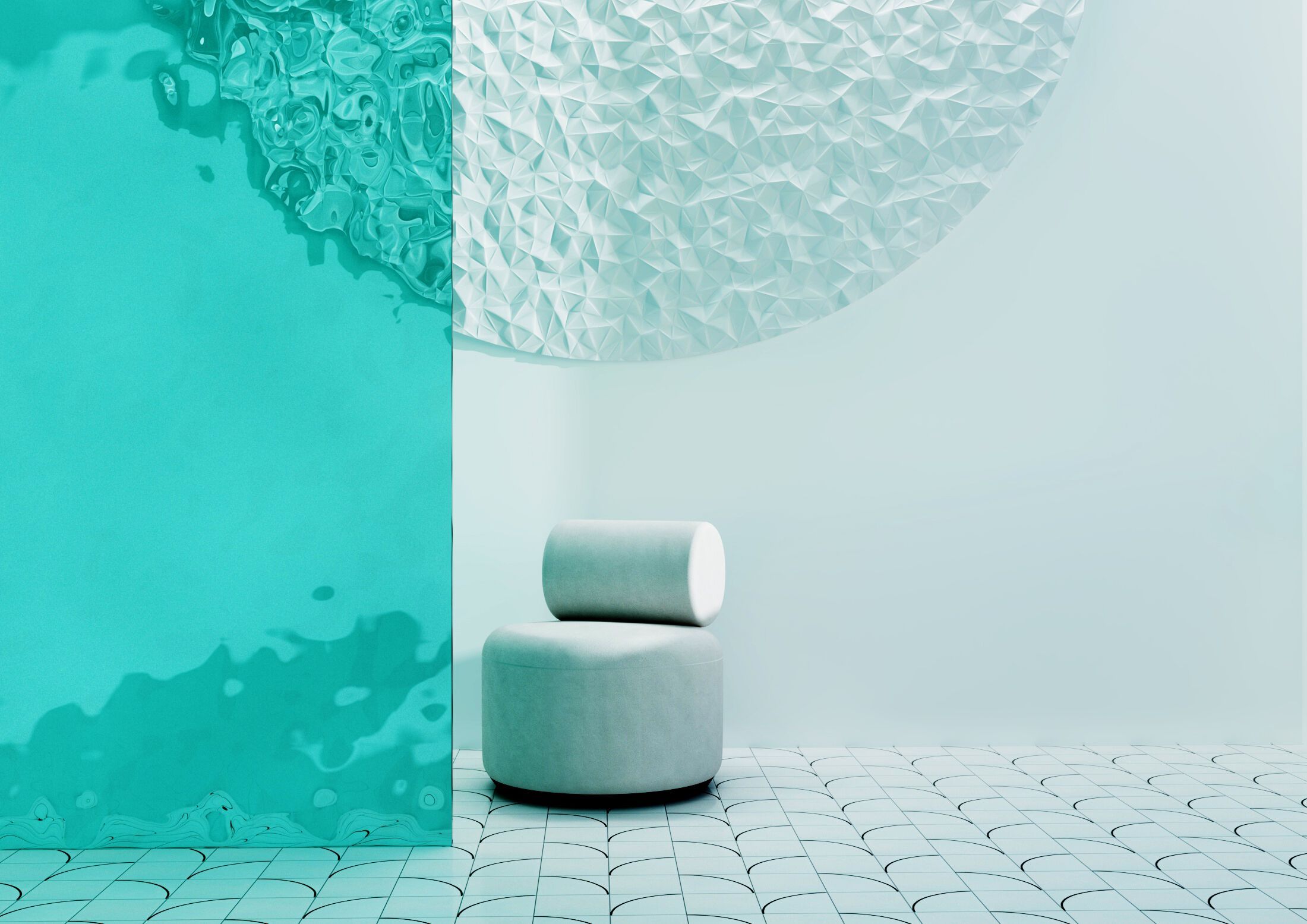 Трехмерное гипсовое покрытие WallDeco M-Modern ARCH-00060771 - Вид №2