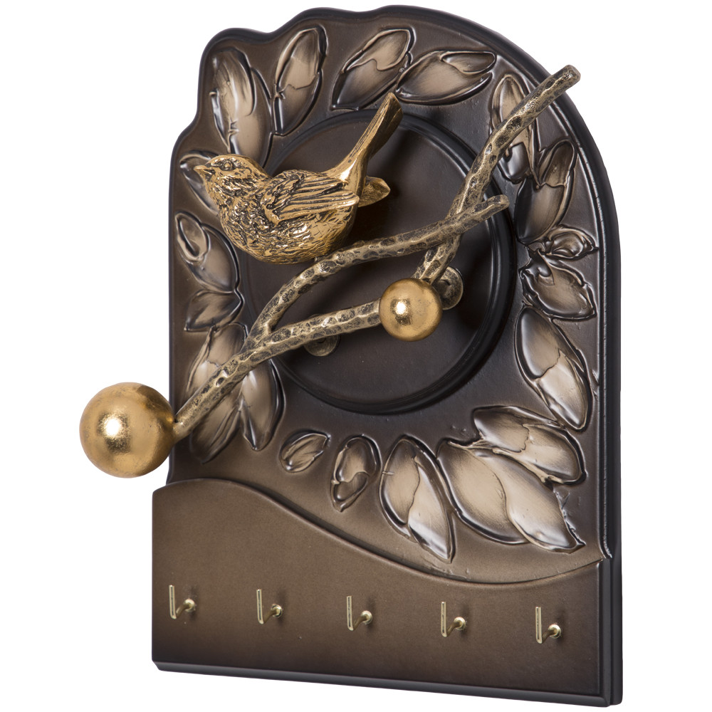 73001 Полка-ключница Терра Бранч Каштан Амбер BOGACHO 4627179659554 - Вид №2