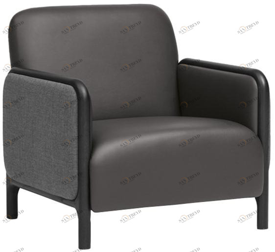 PIAVAL Кожаное кресло с подлокотниками Cameo | contract 89-62/1f