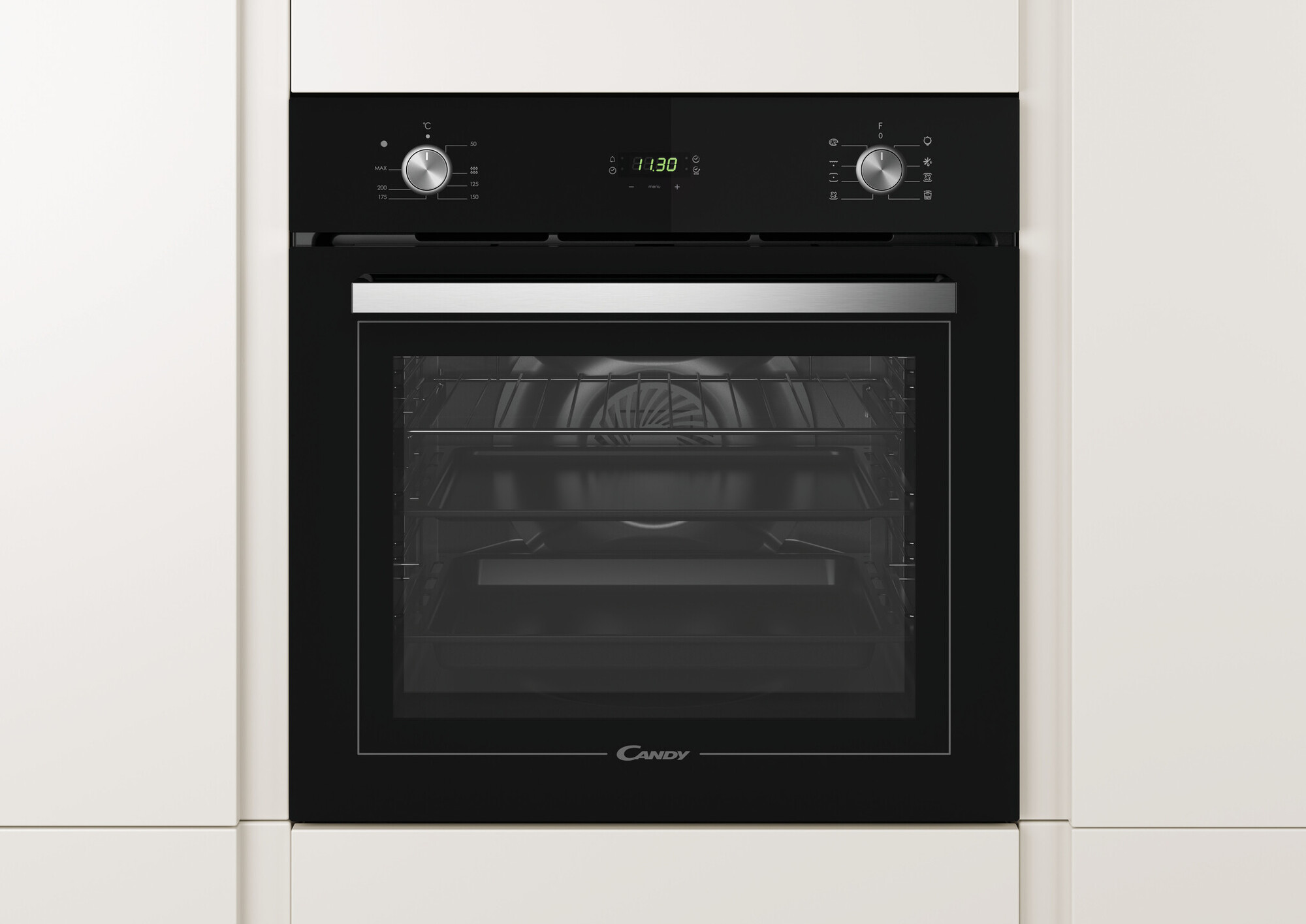9031465 Электрический духовой шкаф Candy FCT625NL/1 черный STDN-0101795 - Вид №11