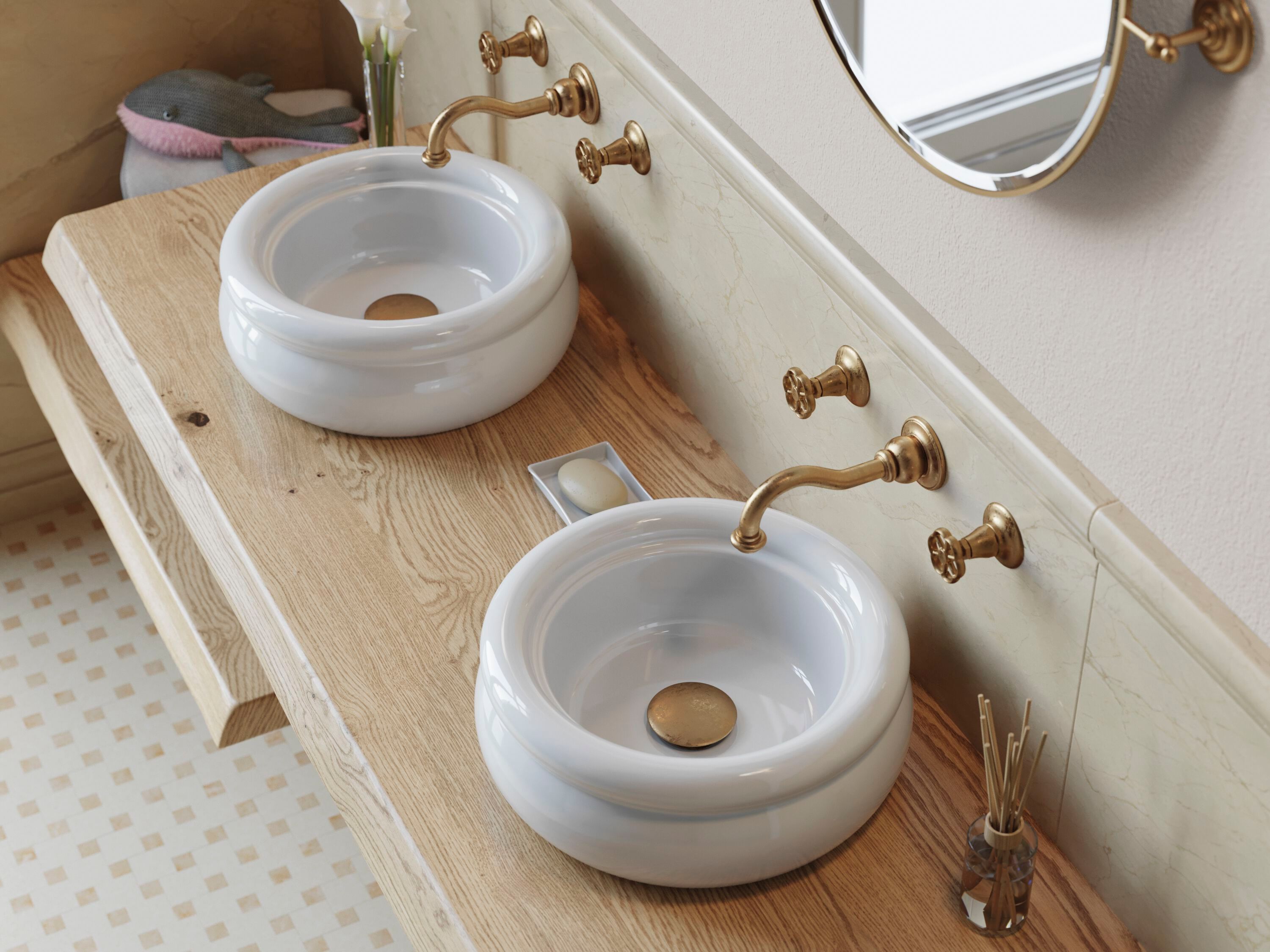 Керамическая круглая раковина BLEU PROVENCE Romantica ARCH-00047236