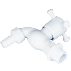 Кран водоразборный шаровый 1/2", пластик