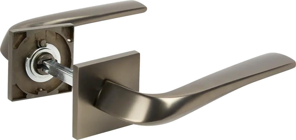 Дверные ручки Fuaro Twist для межкомнатных дверей в цвете графит 85203504