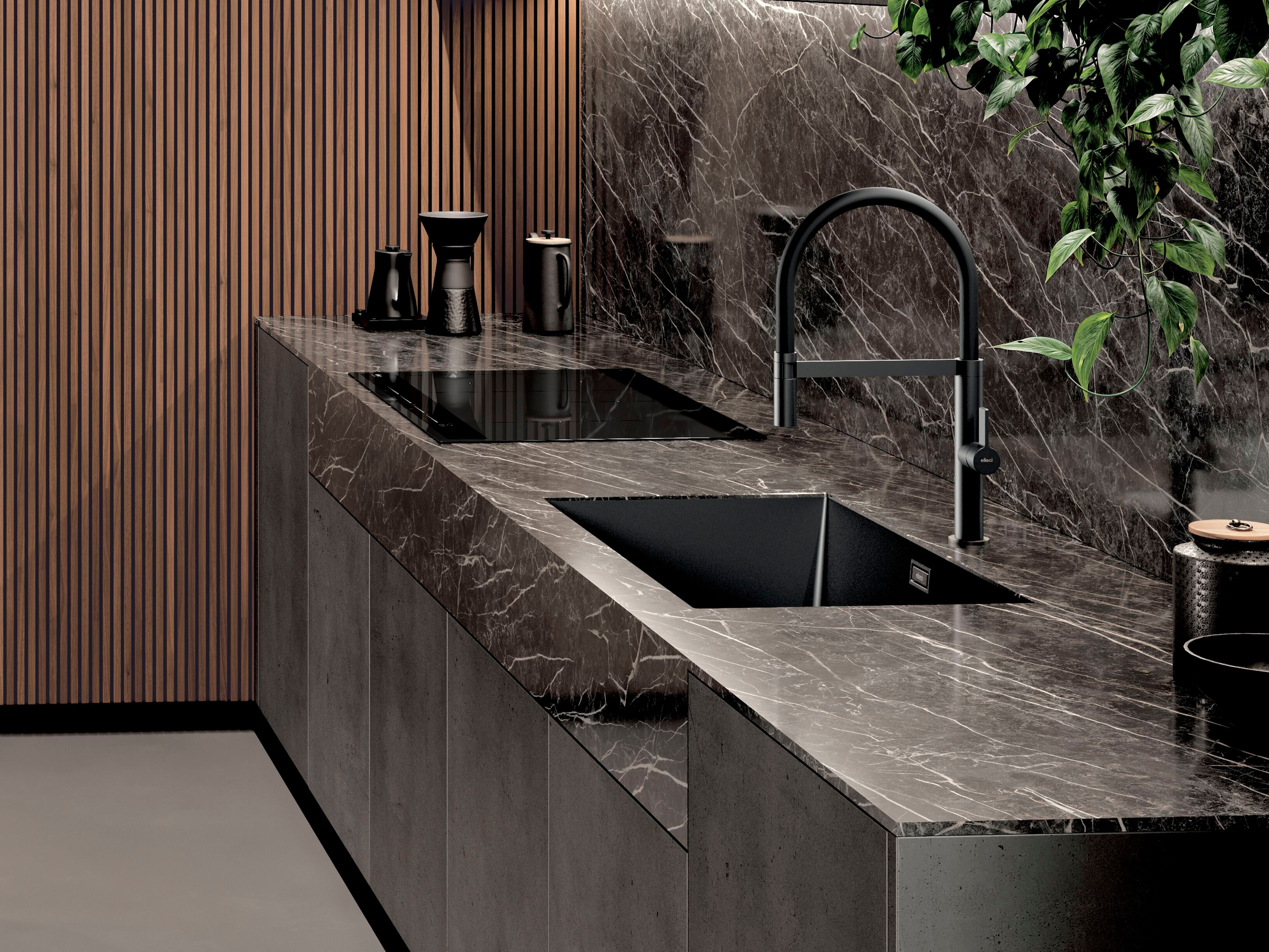 Раковина с одной чашей в Кератеке Elleci элитная кухня ARCH-00074871