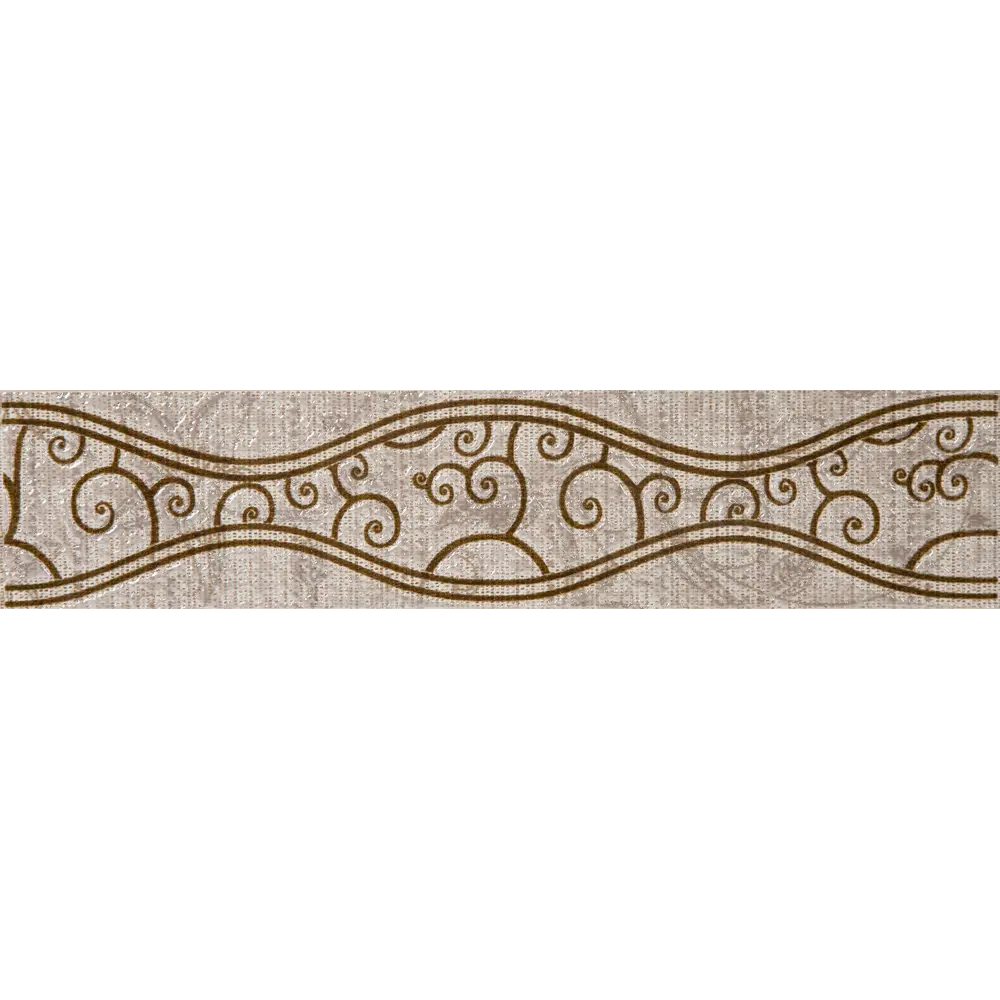 Бордюр «Линеа Шираз» 27.8х6.2 см цвет бежевый Azori STLM-2044874