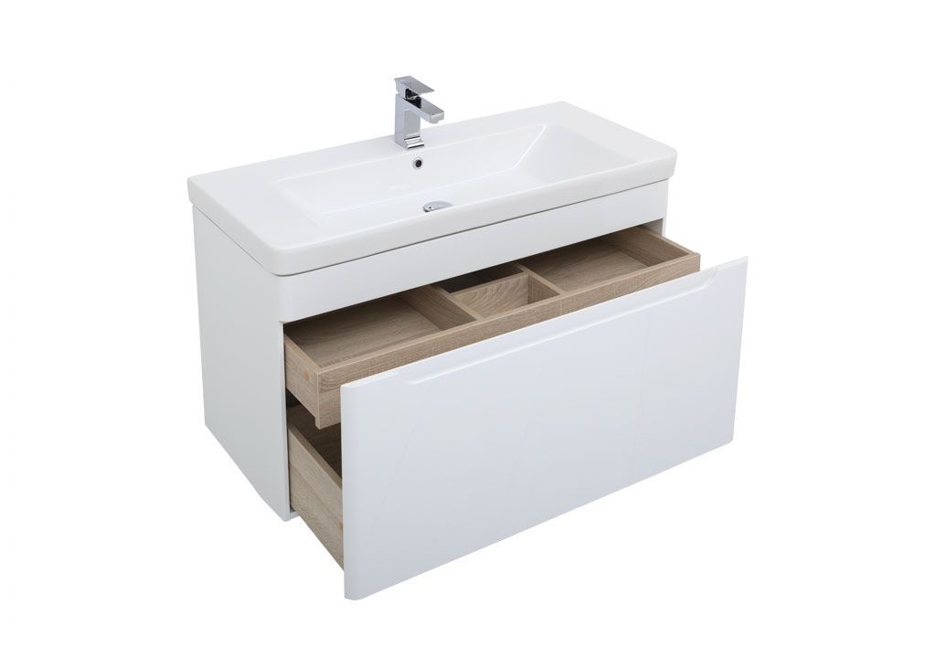Тумба с раковиной Aquanet София 105 белый 0019987000182313 - Вид №3