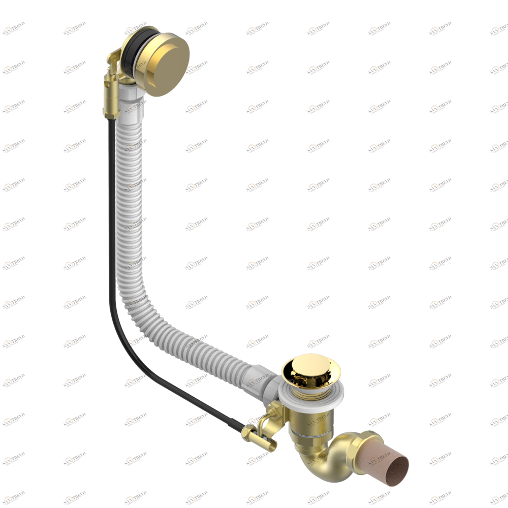 G2H-300 Перелив для ванны - модель THG Thg-paris Le 9 Howlite Золото G2H-300 CAT.F