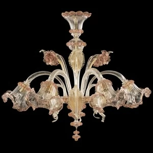 1103 ORIGINALMURANOGLASS Люстра Аметистовые Побеги - Классик - муранское стекло OMG  см