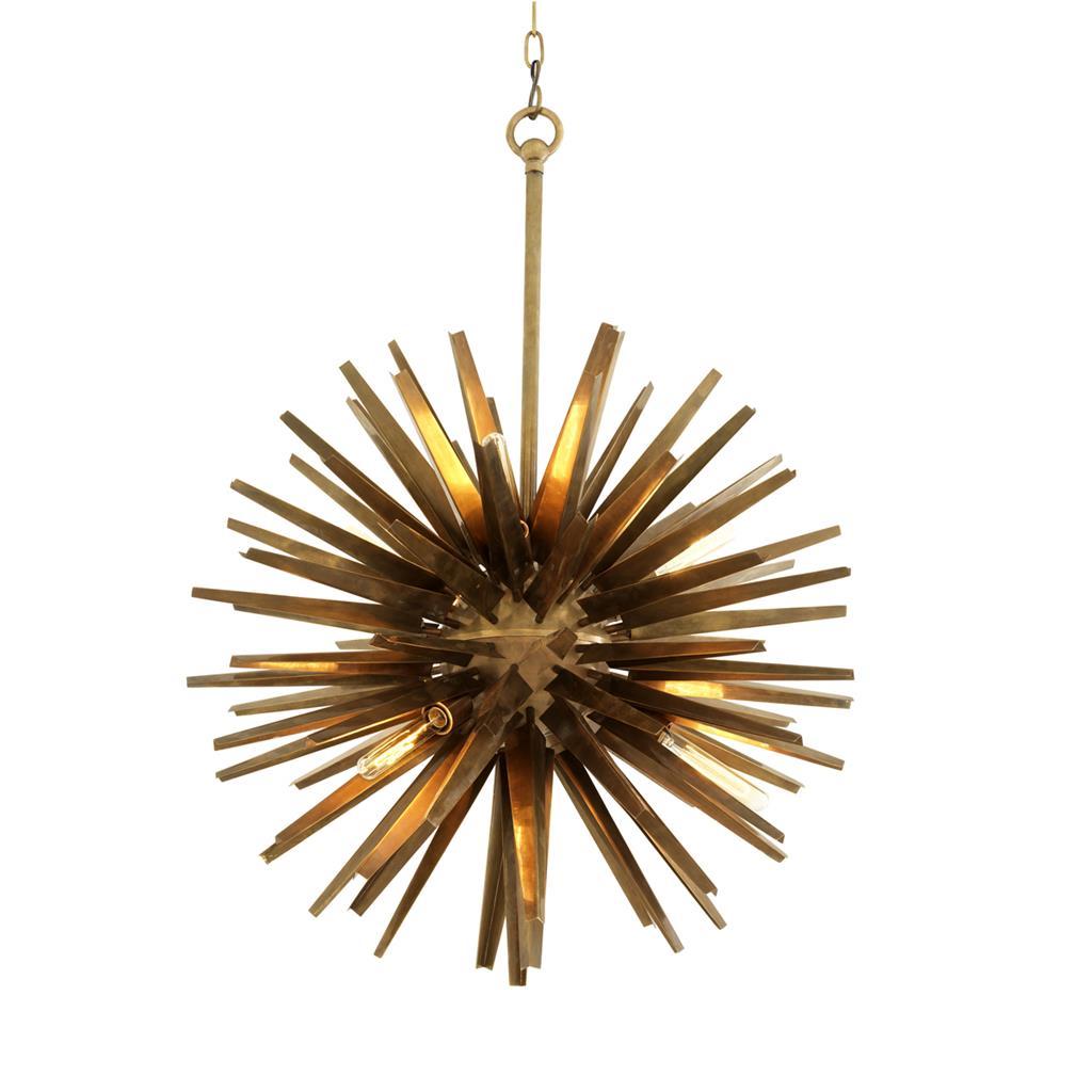 Люстра Gregorian L от Eichholtz латунь 110285 EICHHOLTZ ДИЗАЙНЕРСКИЕ, EICHHOLTZ, ШАР 061600 Латунь  - Вид №1