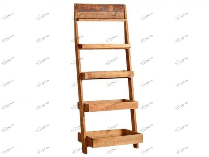 Arrediorg.it® Книжный шкаф с открытой стенкой из массива дерева Woodside Ah706 bookcase 