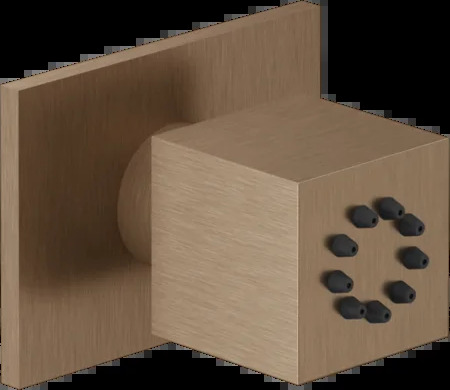 Насадка для душа 20172 708 Gessi Inverso МЕДНЫЙ МАТОВЫЙ PVD