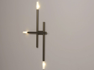 Стальной настенный светильник