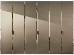 MisuraEmme Гардероб из травленого стекла с одинарной дверцей на заказ Misuraemme