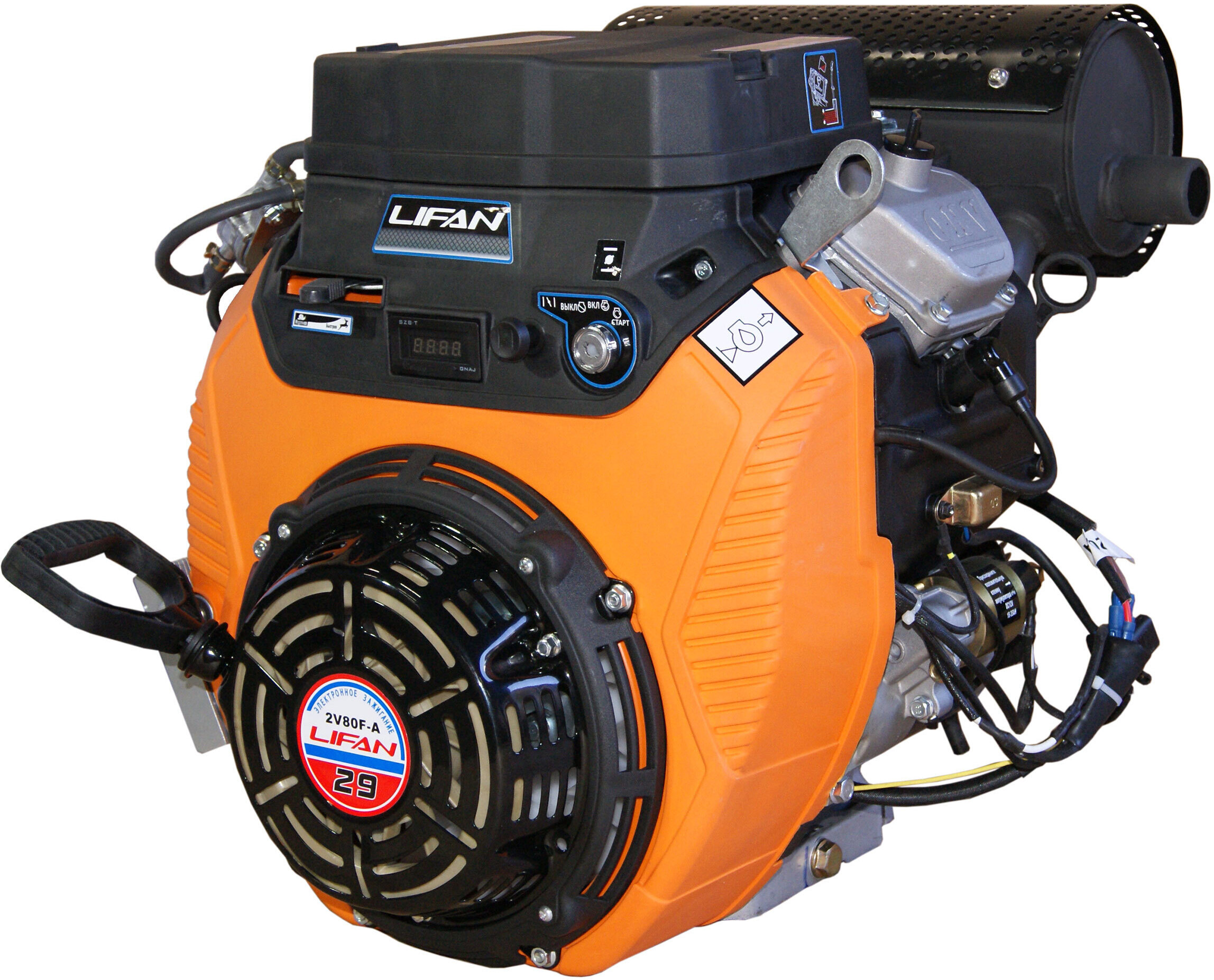 90303700 Двигатель бензиновый 2V80F-A 29 л.с. STLM-0176008 LIFAN