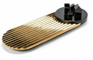 Visionnaire Овальный поднос из керамики