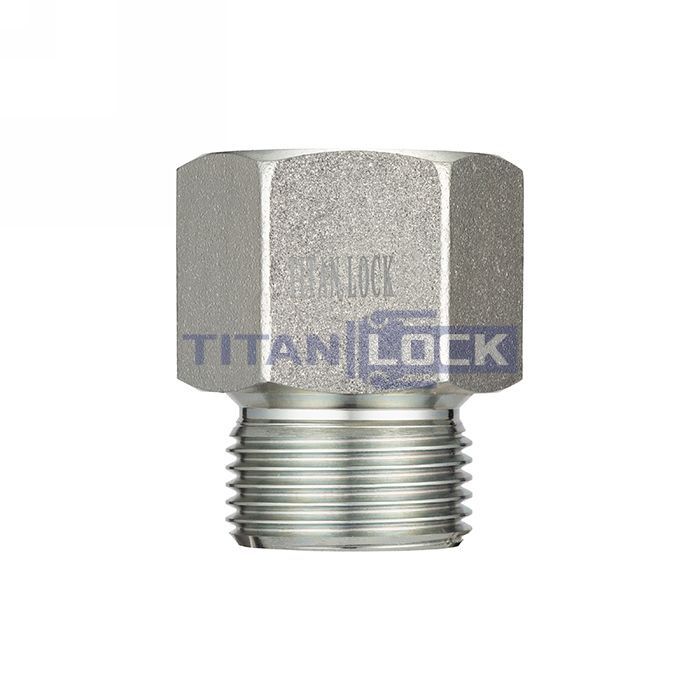 Ниппель переходной сталь, 1", НР BSP/ВР NPT, TL1RMBS-FNP TITAN LOCK  - Вид №2