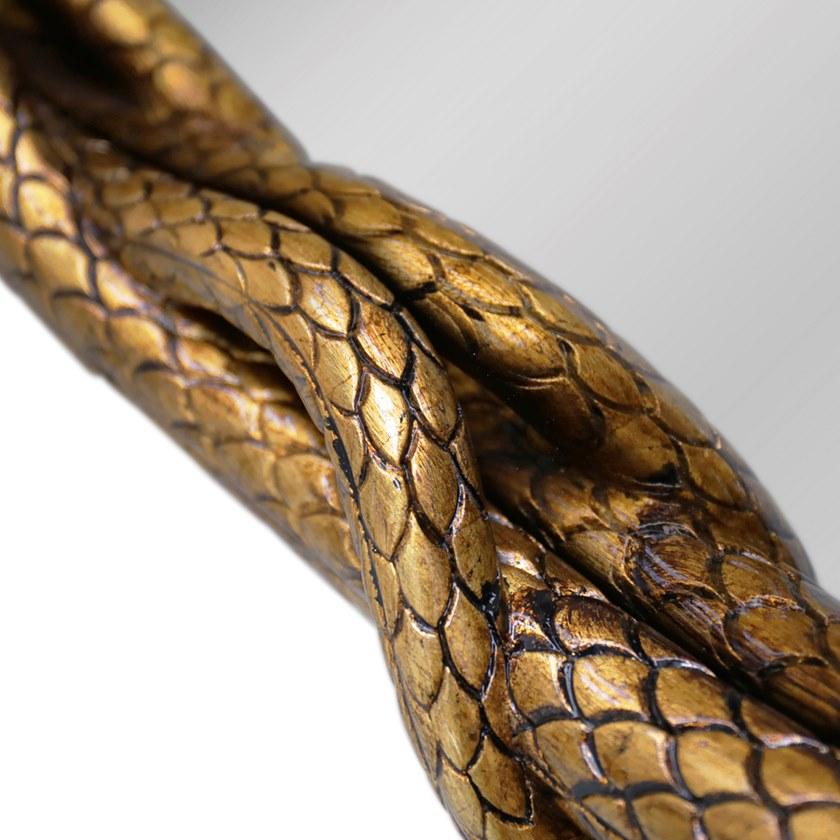 KOKET Зеркало сусальное золото в раме Serpentine sun-id-1464560 - Вид №4