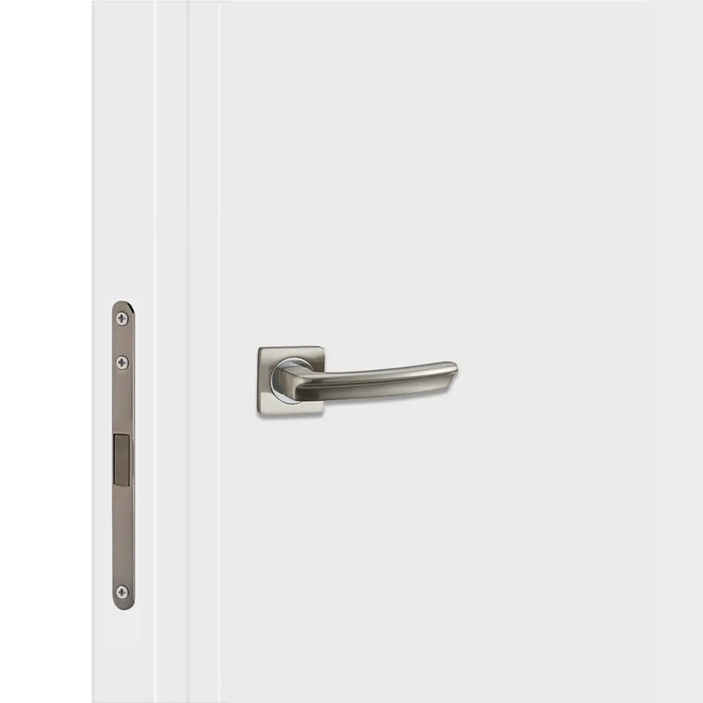 Дверь межкомнатная глухая Invisible Opt 90x200 см левая ПВХ цвет белый VELLDORIS STLM-2136329 - Вид №1