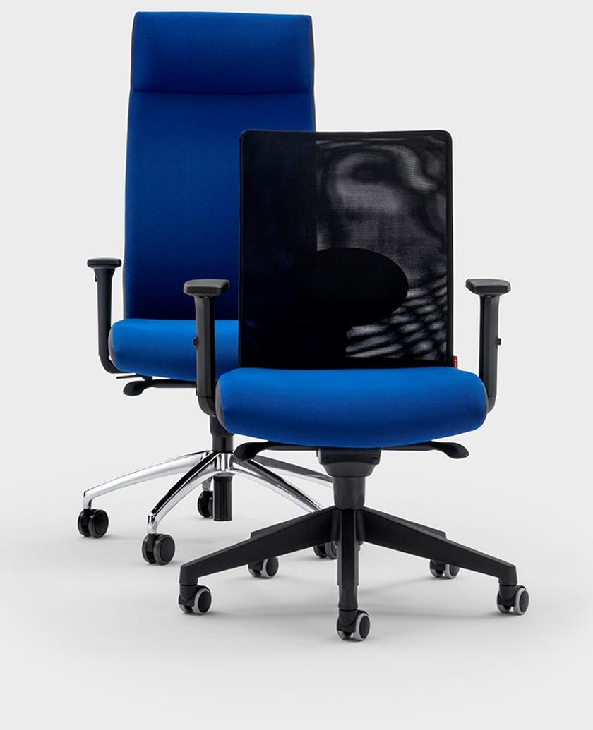 Viganò Поворотный офисный стул из сетки и ткани Logika sun-id-1388524 - Вид №1