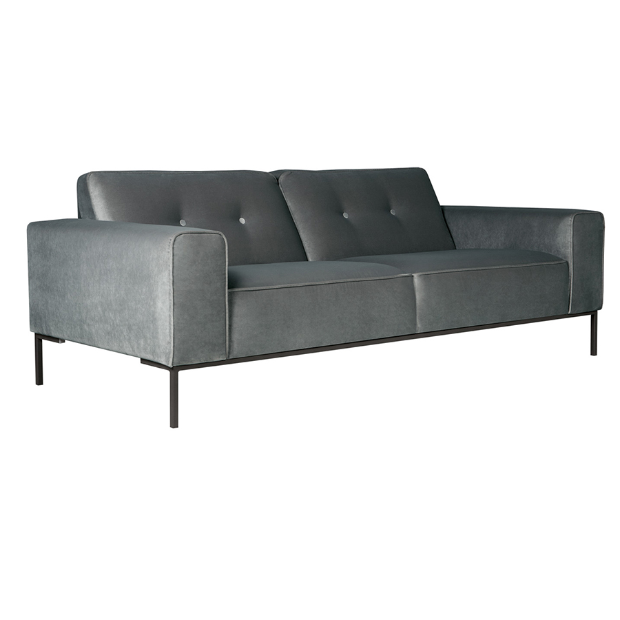Трехместный диван VILLE серый Sits S1713 - Вид №1