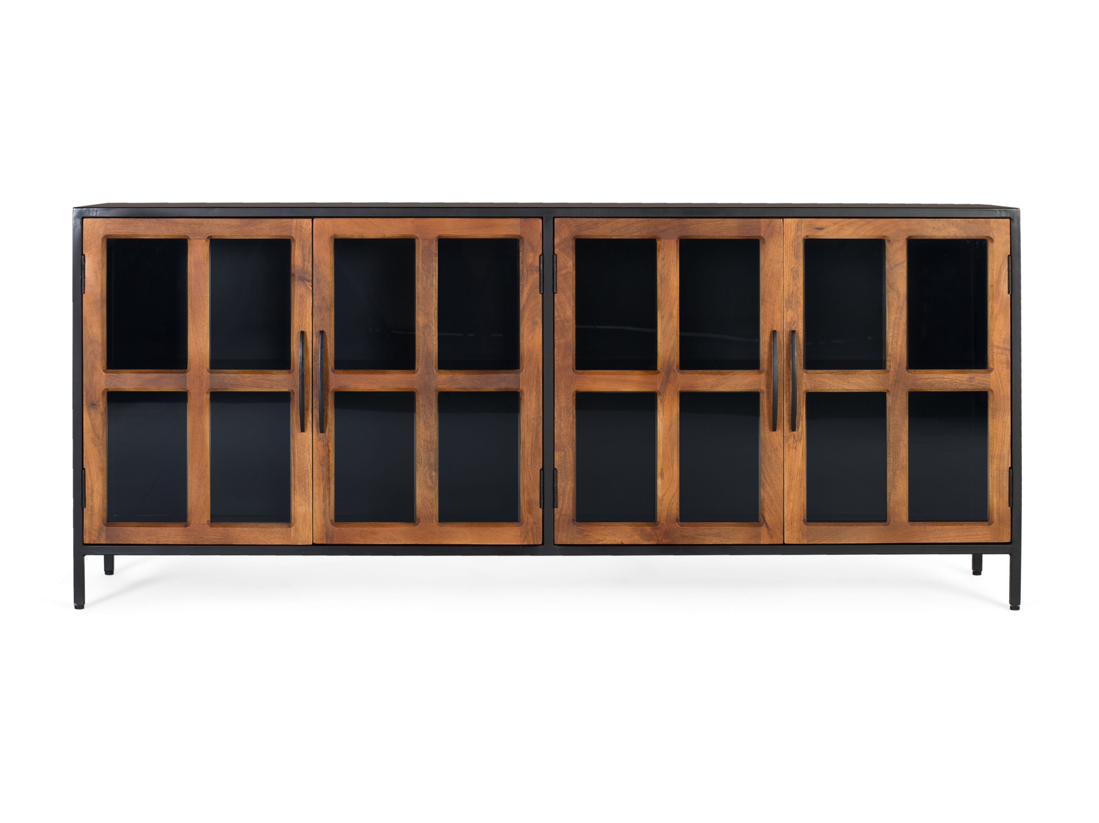 Шкаф из дерева и стекла с распашными дверями Giner y Colomer Berhampur ARCH-00092198