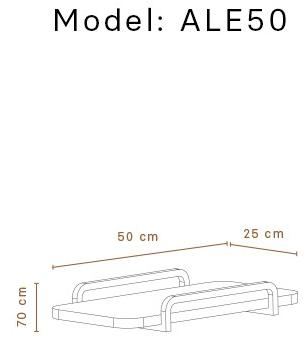 Momocca Деревянная полка Adara Ale50 - Вид №2