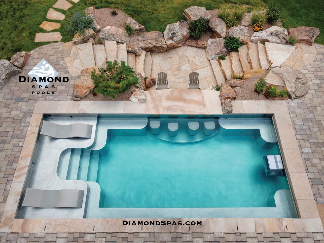 Бассейн из нержавеющей стали Diamond Spas Piscina in acciaio inox personalizzabile ARCH-00108185 - Вид №1