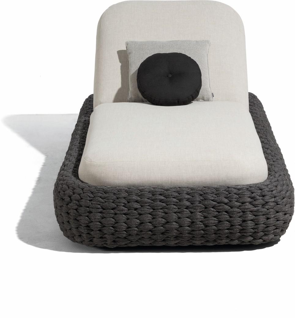 MNST304 Лежак веревка 45мм антрацит Manutti Kobo - Вид №3